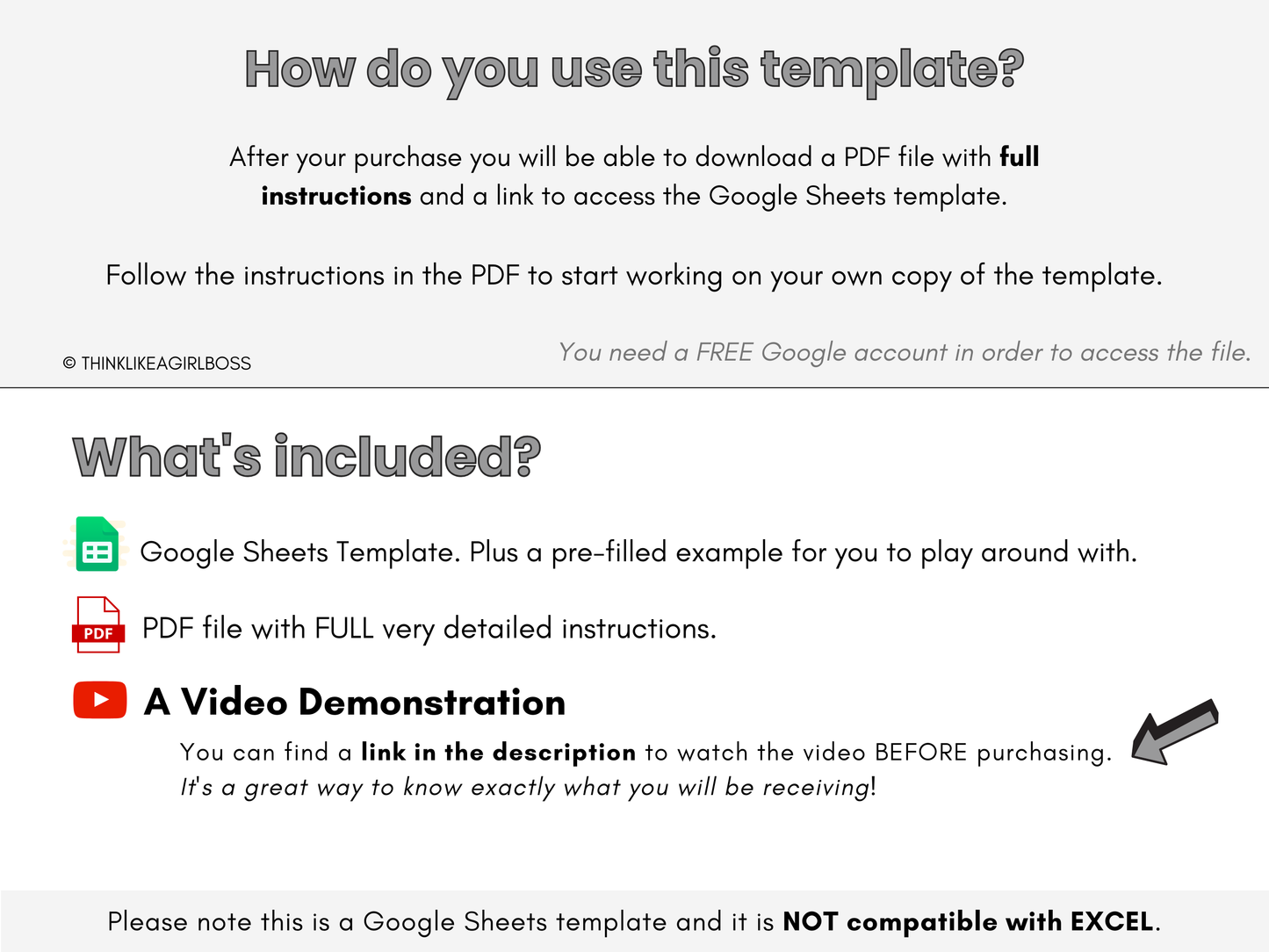 Simple 12 Month Calendar - V1 Rainbow