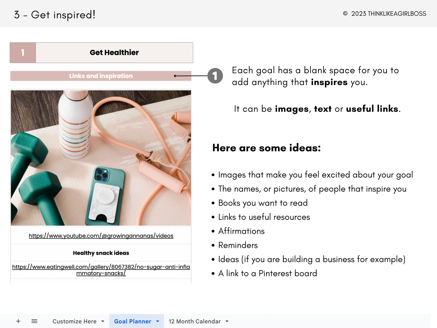 The Ultimate Goal Planner - V1 Pink
