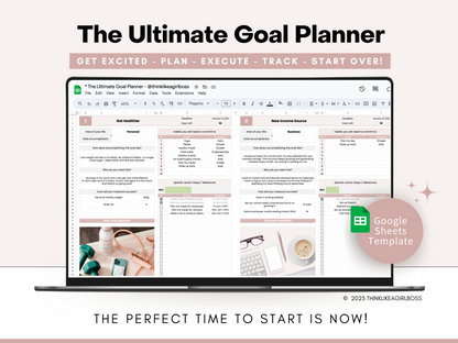 The Ultimate Goal Planner - V1 Pink