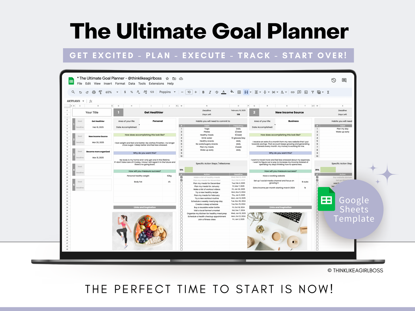 The Ultimate Goal Planner - V1 Rainbow