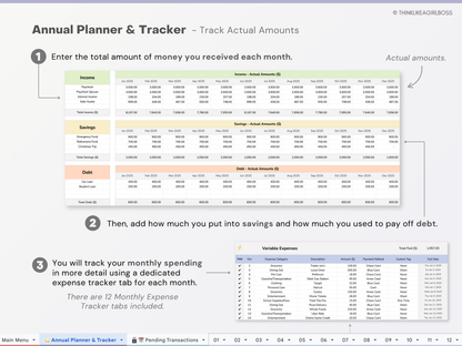 Annual Budget Spreadsheet - V1