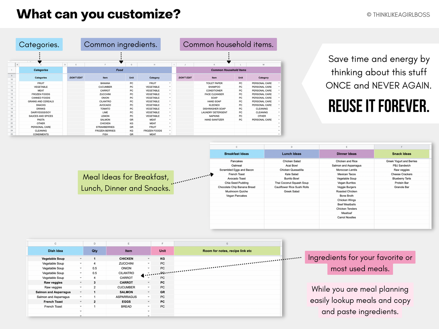 Meal Planner - V2 Extended Version