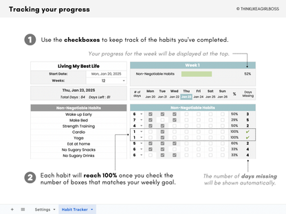 The Ultimate 12 Week Habit Tracker - V1