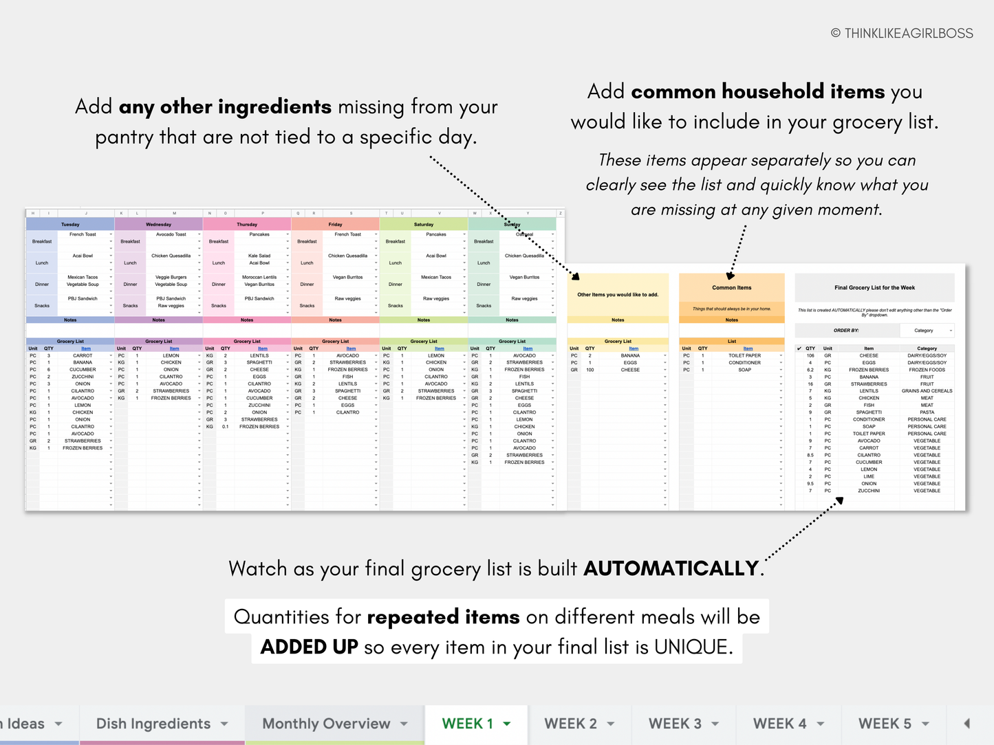 Meal Planner - V2 Extended Version