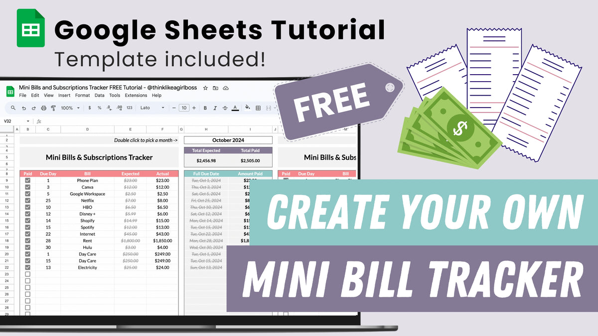 FREE YouTube tutorials – Think Like A Girl Boss