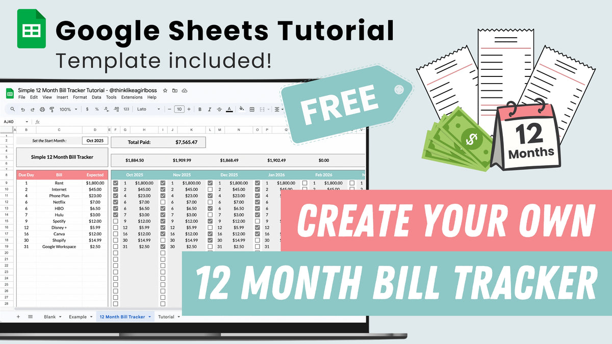 FREE YouTube tutorials – Think Like A Girl Boss