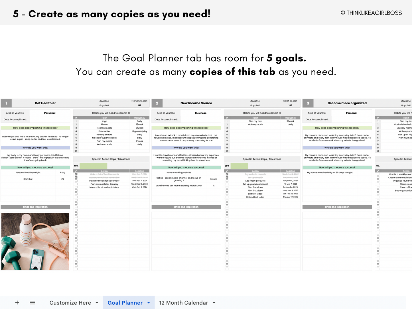 The Ultimate Goal Planner - V1 Rainbow