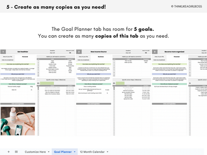 The Ultimate Goal Planner - V1 Rainbow