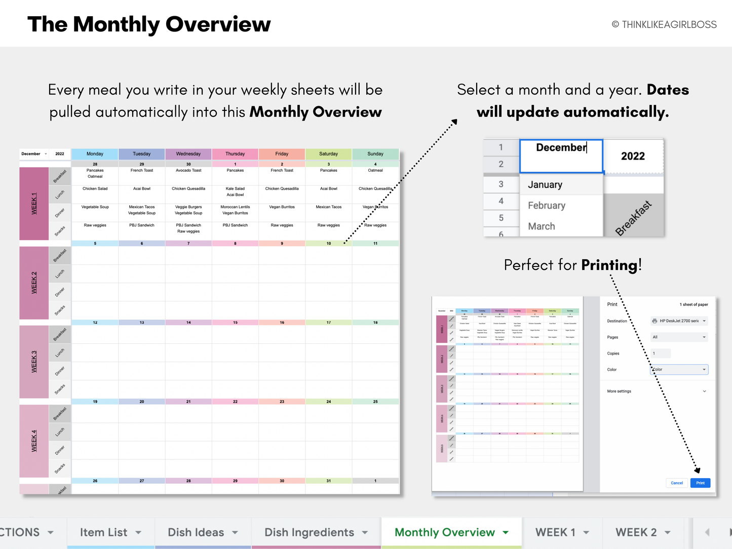 Meal Planner - V2 Extended Version