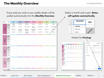 Meal Planner - V2 Extended Version