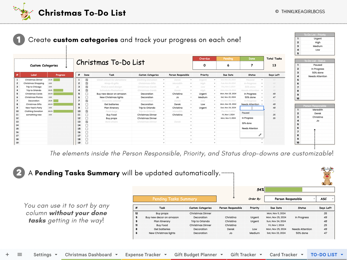 A Very Merry Christmas Planner