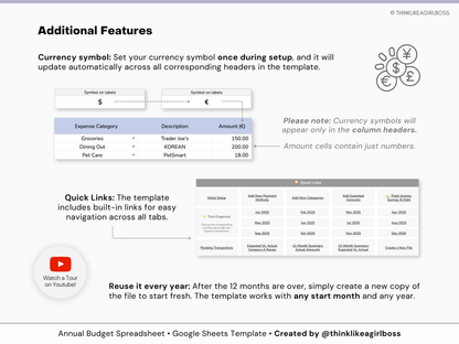 Annual Budget Spreadsheet - V1