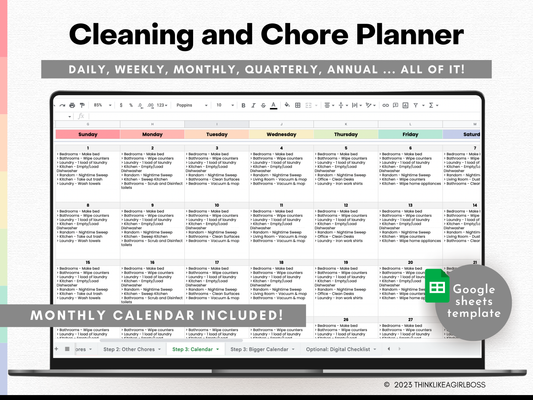 Cleaning and Chore Planner