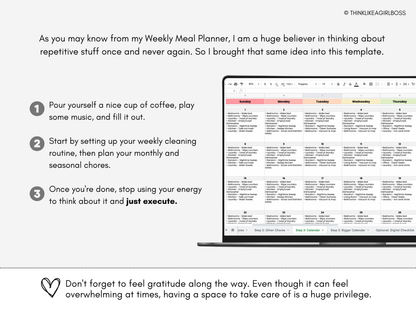 Cleaning and Chore Planner