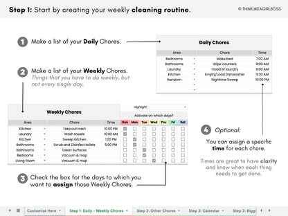 Cleaning and Chore Planner