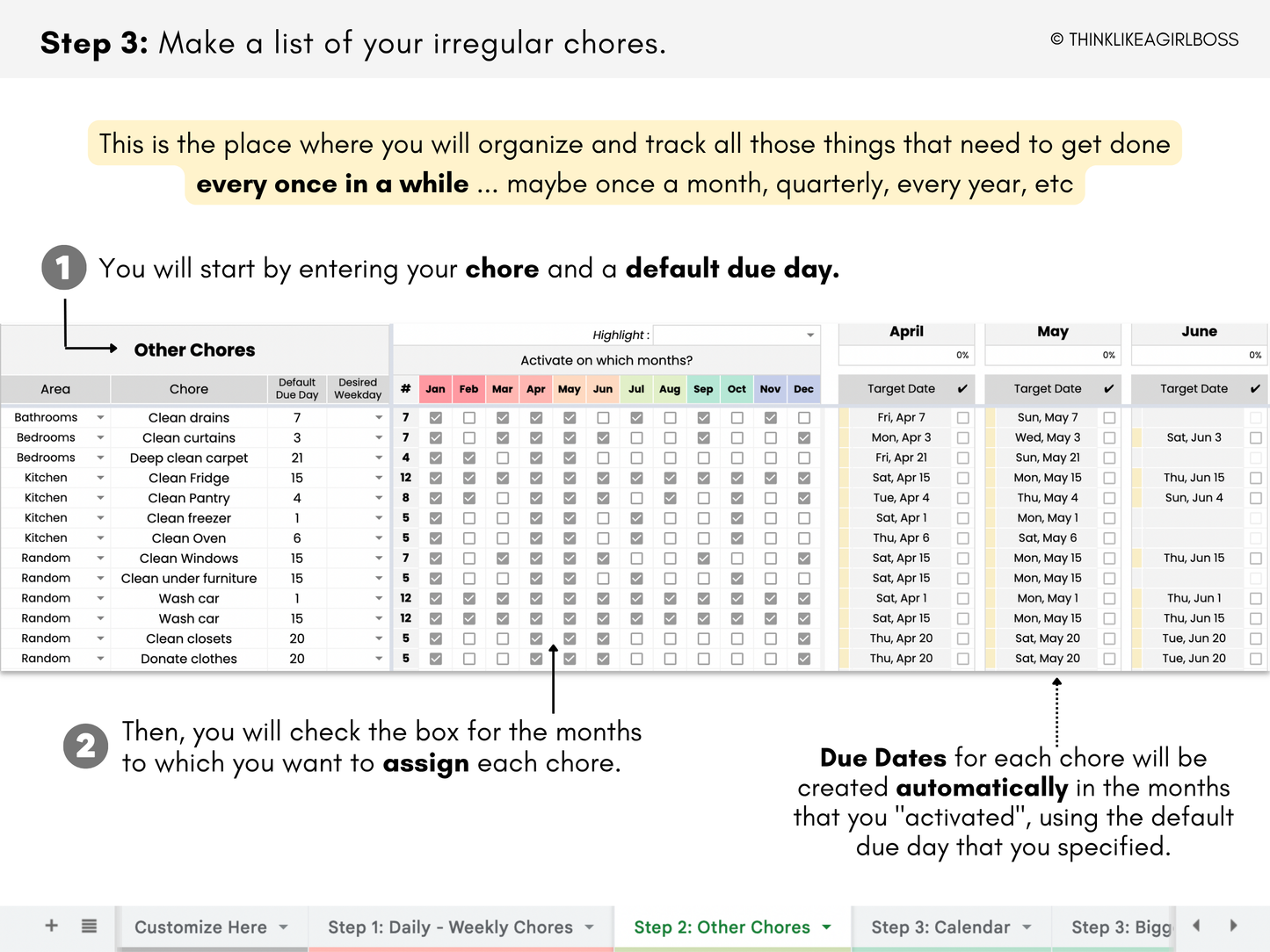 Cleaning and Chore Planner