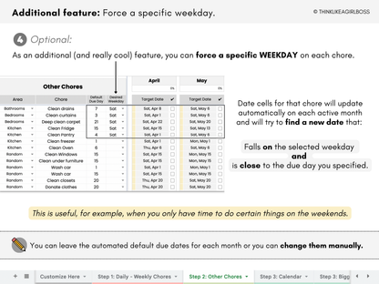 Cleaning and Chore Planner