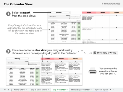 Cleaning and Chore Planner