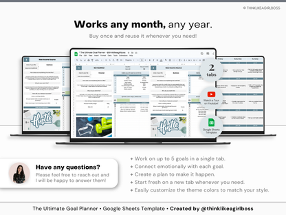 The Ultimate Goal Planner - V1 Blue