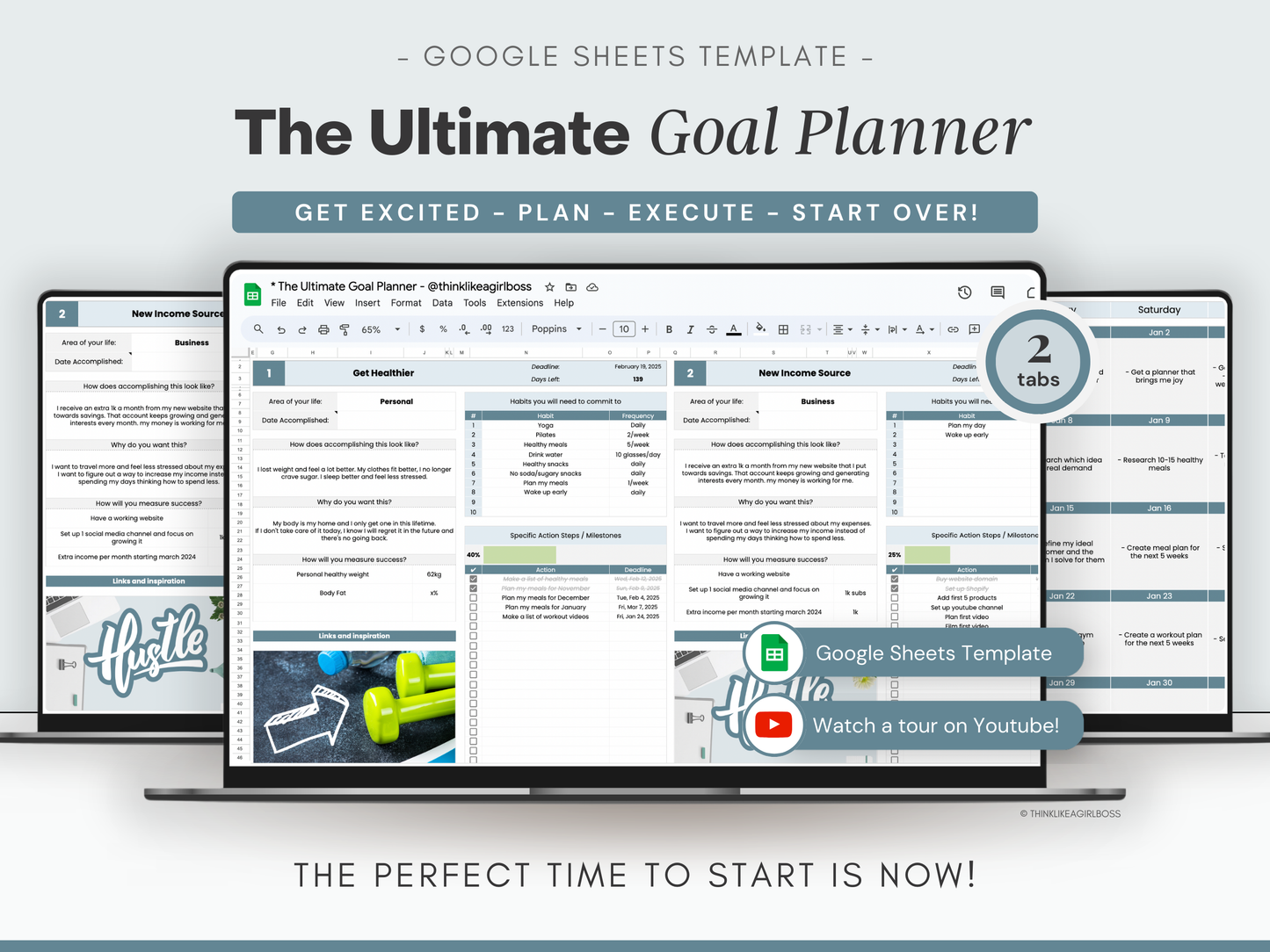 The Ultimate Goal Planner - V1 Blue