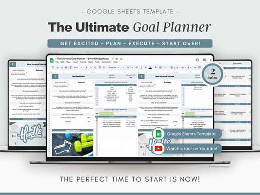 The Ultimate Goal Planner - V1 Blue