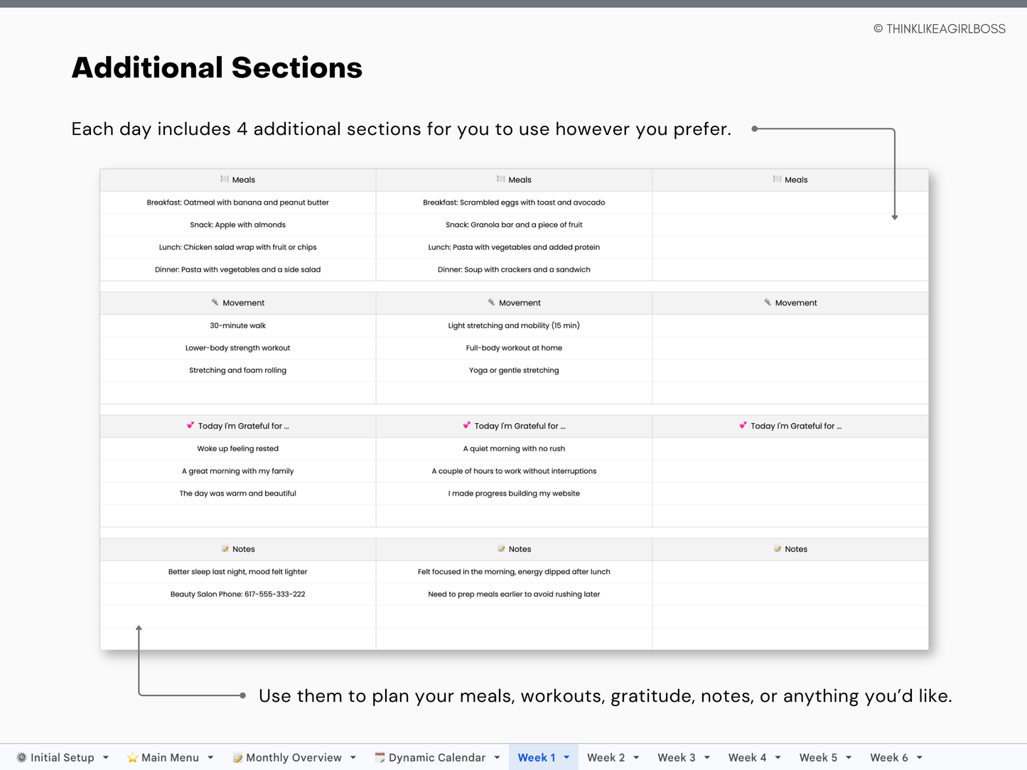 Monthly Planner - V2 BW - Premium Edition