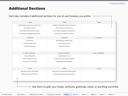 Monthly Planner - V2 BW - Premium Edition