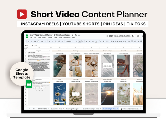 Short Video Content Planner - V1 - Beige