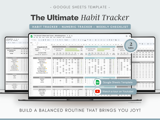 The Ultimate 12 Week Habit Tracker - V1