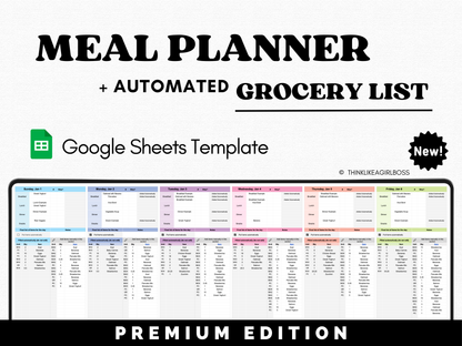 Meal Planner - V3 Premium Edition