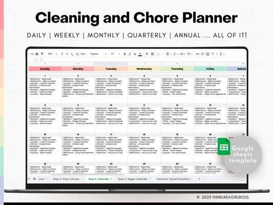 Cleaning and Chore Planner